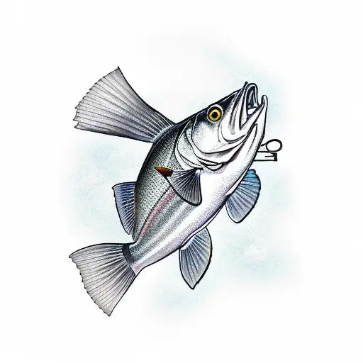 Fishing Rode And Fish