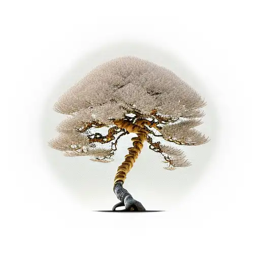 Golden Bonsai Tree