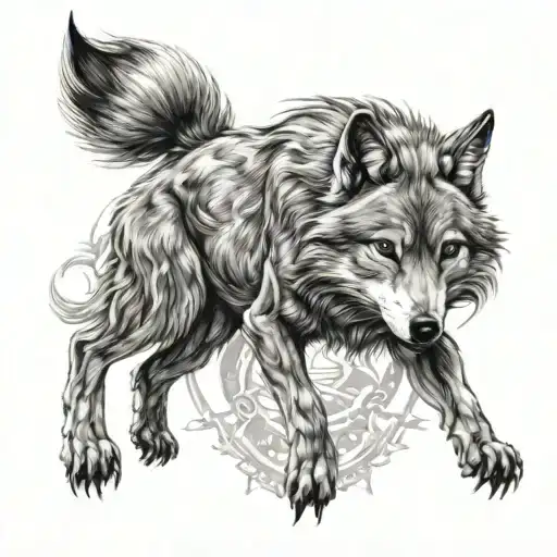 Wolf Scorpio Zodiac Sign