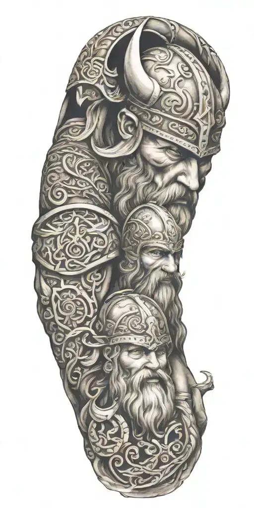 Viking Theme Sleeve