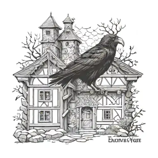 Elder Veles Raven Medieval Houses Runes