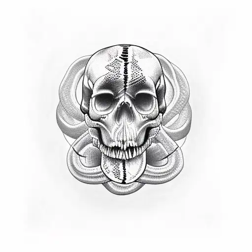 Snake Inside Skull