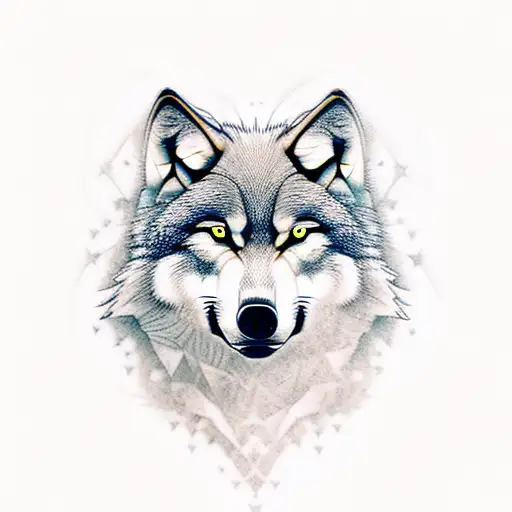 Majestic Wolf Howling At A Moonlit Landscape