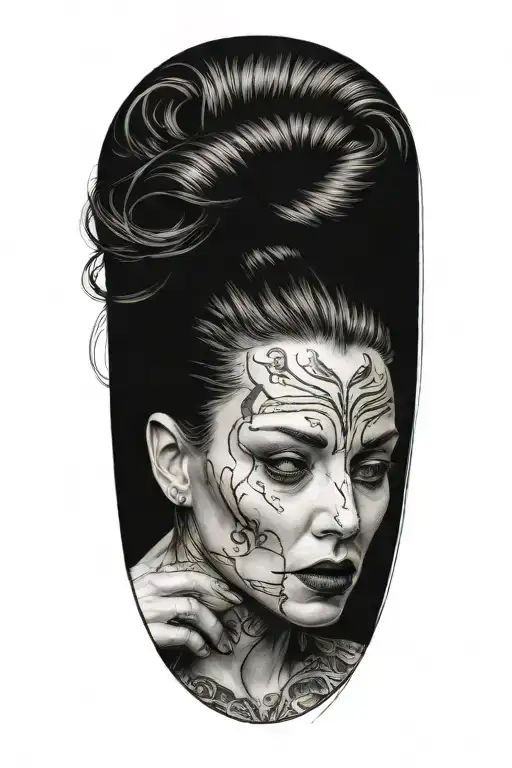 Life Is A Simulation Scary Woman Whispers