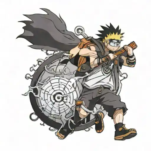 Naruto Running With A Banjo