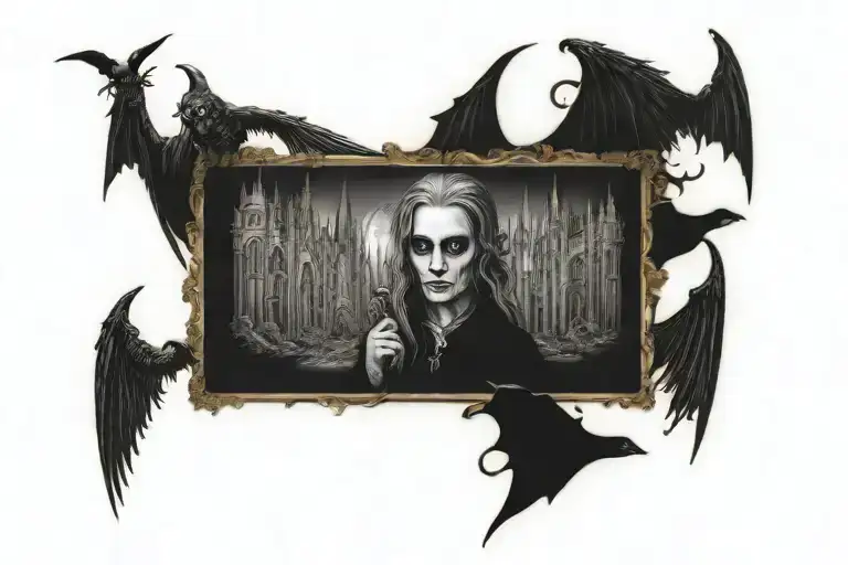 Gothic Theme Backwall