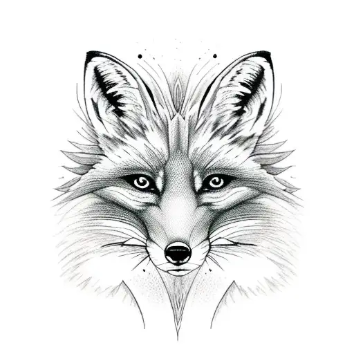 Dangerous Fox With Forest