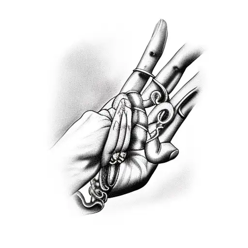 Snake Bite Hand On My Arme