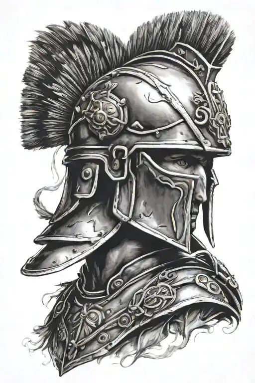 Roman Helmet Soldier