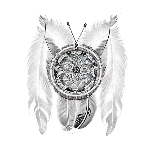 Dreamcatcher With Feathers