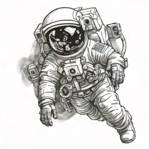 Astronaut In Space
