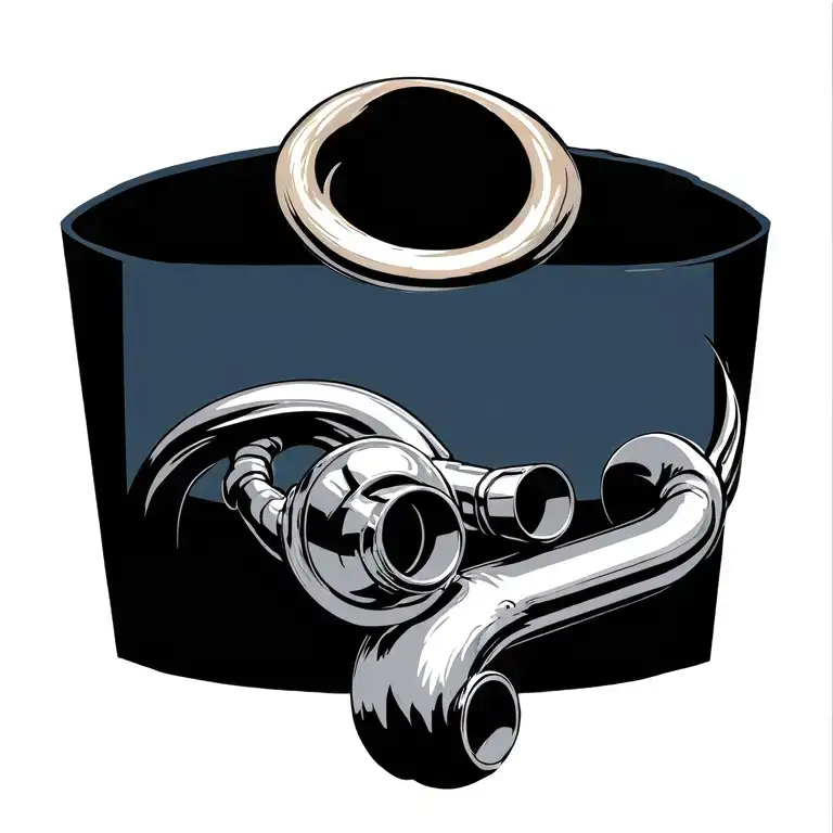 Turbo And Exhaust Piping