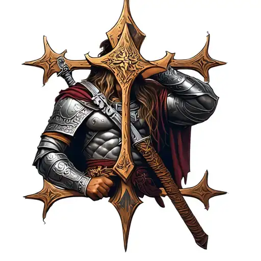 Warrior With A Cross
