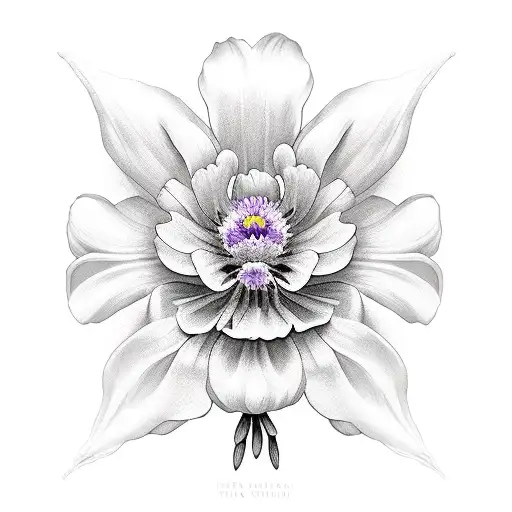 Peony With Liliac With Daisy With Lilly Of The Valley