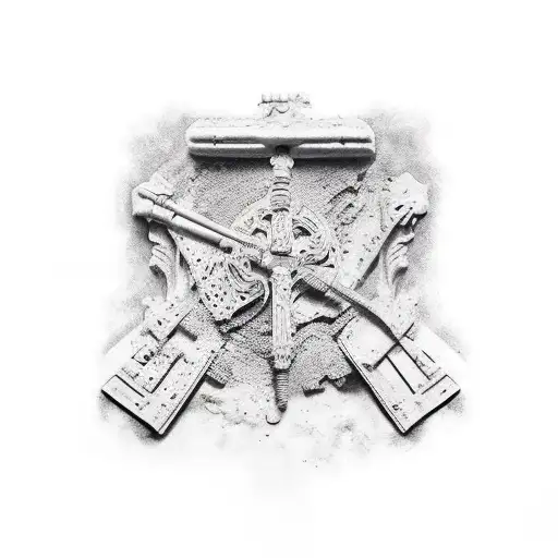 Roman Worriers On A Battlefield