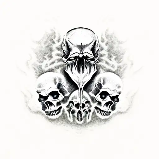 Horror Die Skull Blood Metal Music