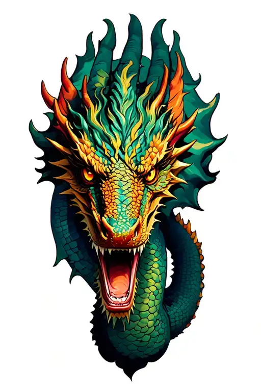 The Dragon Around The Hand