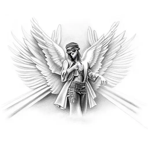 Gangster Angel Fighting