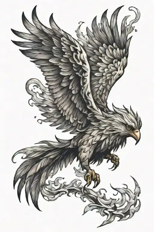 Phoenix Rising From Ashes