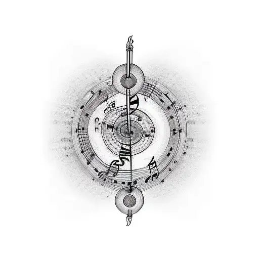 Music Sheet With Number 77722 As The Music Notes Instead