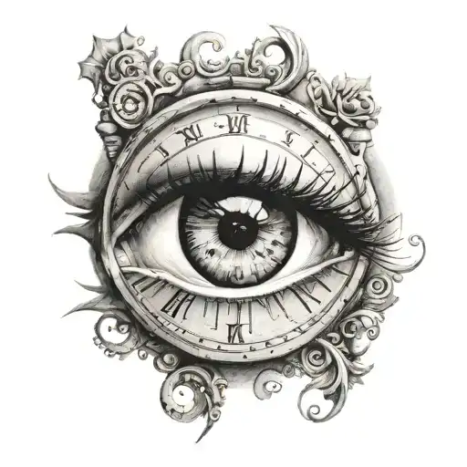 Eye In The Clock