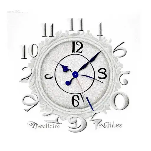 Clock With Quote 'Time Heals All Wounds'