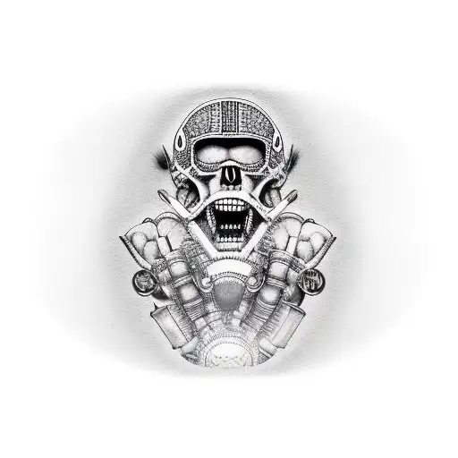 Foul Back Tattoo Half Gangster And Half Footballer