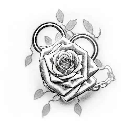 Spartan With Chains And Red Roses