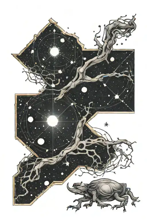 Virgo And Cancer Constellation