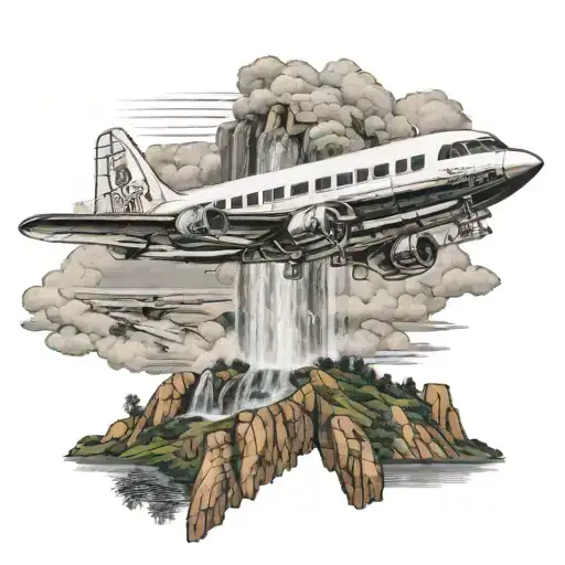 Micro Falling Water Frank Loyd Wright Brothers Plane