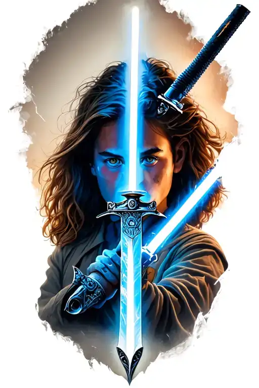 Lightsaber Broken Sword