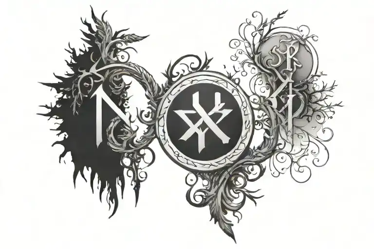 Scandinavia Runes Word