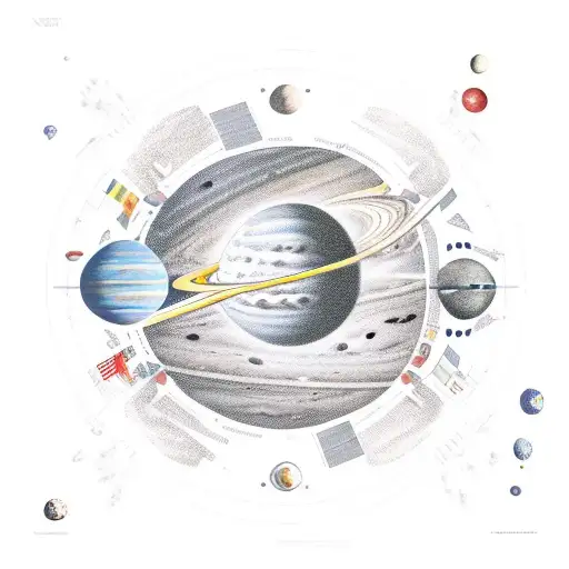 Astronaut In Solar System