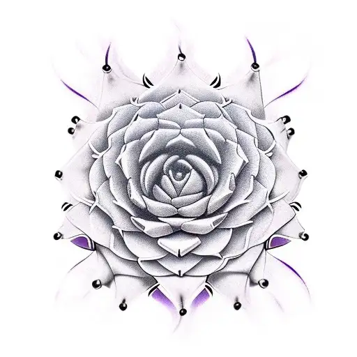 Purple Flower Cactus