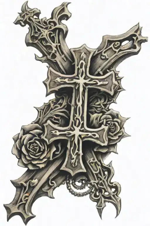 Western And Christian Cross