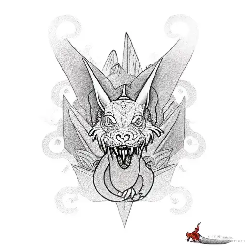 Archer Sitting On The Dragon