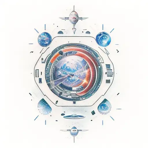 The Expanse Ship In The Galaxy