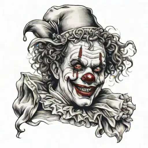 Evil And Smart Clown