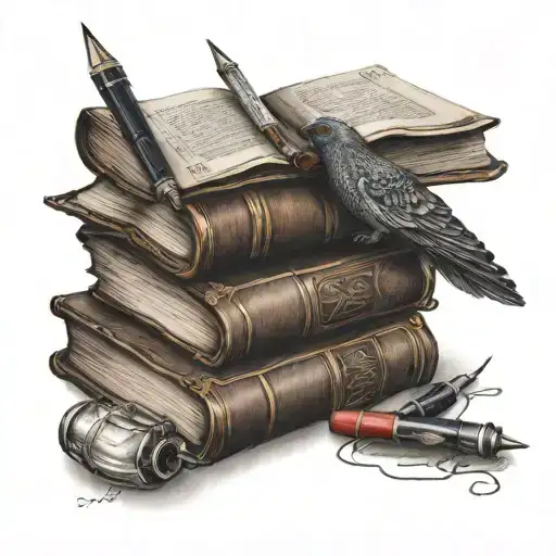 Drawing Pen And Book