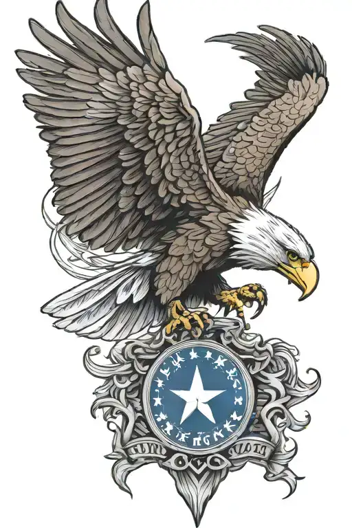 Eagle With Air Force Logo