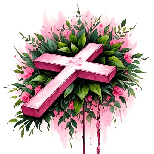 Pink Christian Cross
