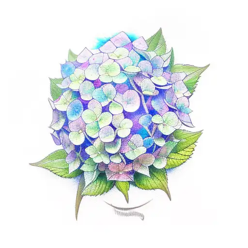 Hydrangea Watercolor