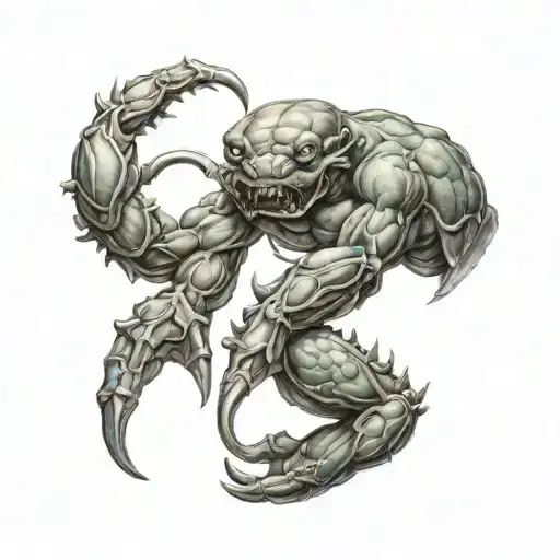 Cancer Greek Mythology Crab Fighting Hercules