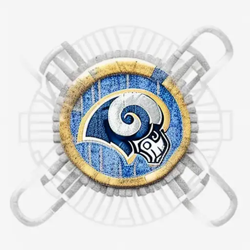 Los Angeles Rams Logo Combined With A Dna Double And Optimus Prime