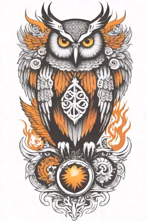 Owl And Phoenix