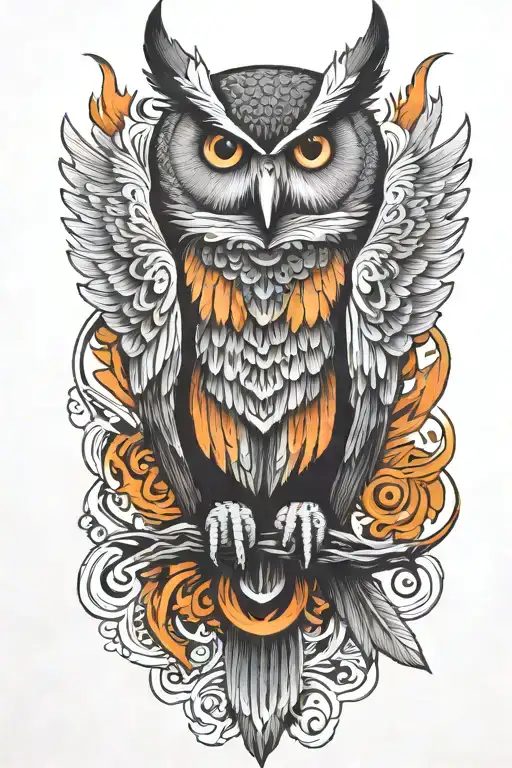Phoenix And An Owl