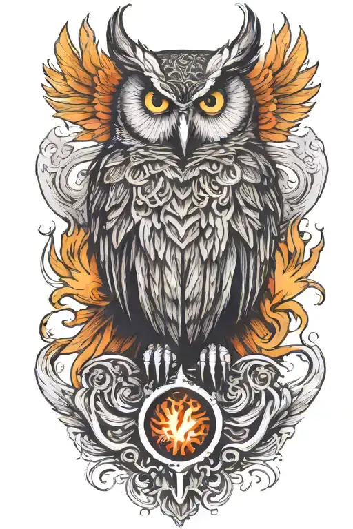 Phoenix And An Owl