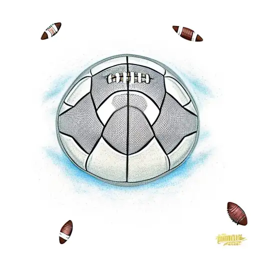 Son And Father Play Football Togheter On The Beach