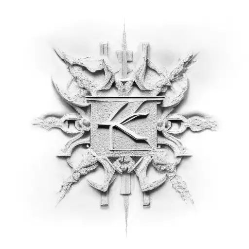 Ripped Skin Roman Numerals