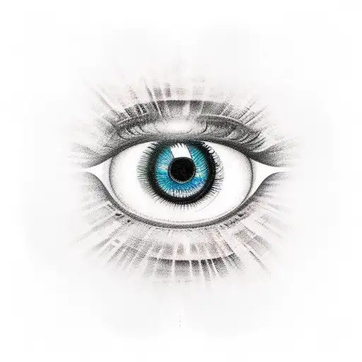 Abstract Eye On Triangel